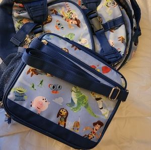 Pottery Barn kids Toy Story backpack and lunchbox